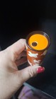 Vintage Kaleidoscope Orange Tube White Dove Bird Pattern  Japan Beautiful Views