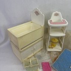 Vintage 1984 Barbie Doll The Heart Family Nursery Play Set Baby Furniture 7937