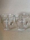Rum Chata Shot-a-chata Divided Shot Glass Bar Ware Lot Of 2 Shot Glasses