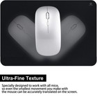 Audimi Small Mouse Pad 6 X 8 Inch  Mini Thick For Laptop Black