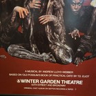 Cats Vintage Original Broadway Show Window Card Poster Winter Garden 14x22 