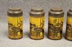 Rare Antique Art Nouveau Boone Spice Set Tin Canisters