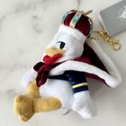 The King Birthdayd 2025 Tokyo Disney Japan Exclusive Donald Duck Plush Keychain 