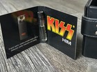 Kiss Cologne Paul Stanley Promo Lot Leather Display Box Vintage Kiss Memorabilia