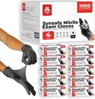 Synsafe 4 Mil -black Nitrile Exam Gloves    disposable Latex Free   Powder Free   
