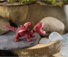Miniature Fairy Garden And Terrarium Mini Red Dragon Roaring Figurine