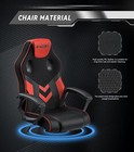 Leather Video Gaming Racing Chair Ergonomic Swivel Computer Office Desk Chair