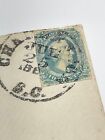 Civil War Csa Stamped Envelope Post Marked Charleston Sc N  E  Railroad   215