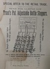 1890 Advertisement Handbill  Traut S Bottle Stoppers Traut   Hine New Britain Ct