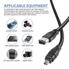 Firewire Cable 4 Pin To 6 Pin Ilink Dv Cable Firewire 400 Ieee 1394 Cord For    