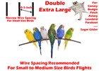 X-large Double Stacker Bird Flight Breeder Cage Cockatiel Sugar Glider Cockatiel