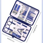 Nail Clippers Set - 19 Piece Manicure   Pedicure Kit  Stainless Steel 