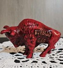 Buffalo Gas Cast Iron Vintage Gasoline Coin Bank  3    Tall
