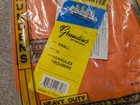 Grundens Overalls Mens Small Orange Bibs Suspenders Herkules Trousers Rain 