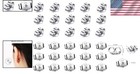 30pcs 15 Pairs 925 Sterling Silver Earring Backs Replacement Secure Ear Locking