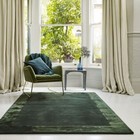 Green Wool   Silk  Handmade Hand Tufted Rug Living Room Bedroom Carpet Rugs