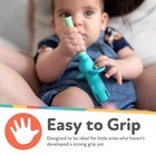 Nuby Tube Teether Soft Silicone Baby Teething Toy For Infants 3 Months Plus