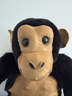 Melissa And Doug Chimpanzee Plush Black Brown Large Sitting Monkey 24 Inch