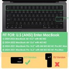 Keyboard Cover Skin For 2024-2021 Macbook Pro 14 Inch 16 Inch M4 M3 M2 M1 Pro   