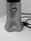 Vintage 1950   s Style Kitchenaid  Coffee Mill Grinder Kcg200mc1 Silver Glass Jar