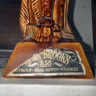 Ezra Brooks 1968 Native American Indian Chief Whiskey Decanter Heritage 12 Year