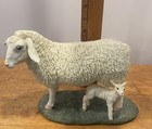Sheep With Lamb Resin Figurine With Nice Details