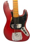 1978 Fender Jazz Bass Crimson Transparent Maple Block Inlay Usa