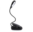 Clip On Led Reading Light Battery Powered Flexible Lamp For Book Laptop Ereader