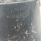 Vintage 1960s Ludwig 5  Cowbell   Script Logo  Black Finish  All Original
