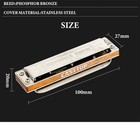 Easttop Blues Standard Pro10 10hole Warm Wood Comb Harmonica Mouth Organ Us Ship