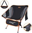 Nicec Ultralight Portable Folding Backpacking Camping Chair With 2 Storage Bags 