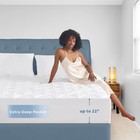 Queen Mattress Pad Cover  Cotton Mattress Cover Hypoallergenic  Extra Deep Po   