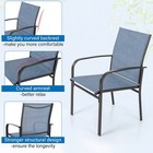 5 Piece Outdoor Dining Set Patio Table Chairs Set For Garden Yard