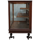 Antique Country Store Oak Display Case With Feet C1920