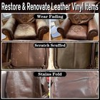 Leather Recoloring Balm Black Dye Vinyl Paint Car Interior Seat 
