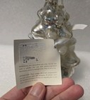 Nwt Pottery Barn Mercury Glass Christmas Tree Cloche Silver Vintage Small 