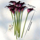 6pcs Real Touch Calla Lily Bouquet Artificial Flowers  Wedding Bridal Home Decor