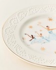 Anthropologie New York City Ballet Snowflakes Dessert Plate New In Box