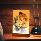  4 Pack Sublimation Led Acrylic Photo Frames Night Lights Blanks With 6  X 8 
