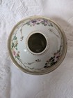 Antique Hair Receiver Victorian hand Painted floral porcelain timeless beautiful