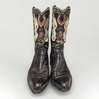 Vintage Acme Cowboy Boots Inlay Cut Out Custom Phoenix Thunderbird Womens 8 5 D