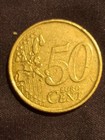 Rare 50 Cent Euro Coin  1999  Belgium 