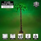 Wintergreen Lighting 5 Ft  Artificial Pre-lit Led Palm Tree With Stand