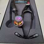 Littmann Core Digital Stethoscope - 8570 High Polish Rainbow   Black