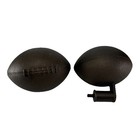2 New Curtain Rod Pottery Barn Kids Football Finials Oil Rubbed Bronze In Box