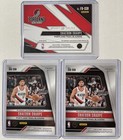 Lot Of  2  Shaedon Sharpe 2024-25 Prizm Choice Red Auto   Fast Break Auto