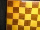        Anri Italy Vintage 1960s Toriart Chess Board Walnut   Maple 14 1 2  X 14 1 2 