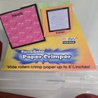 Marvy Uchida Corru-gator Paper Crimpers 8 5  Straight Hearts Wave Bubbles - 4