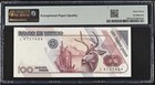 El Banco De Mexico 100 Nuevos Pesos 1992  Pick  98 Pmg 67 Epq 