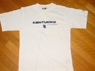 Uk  Kentucky Wildcats Embroidered T-shirt New  Starter   Youth Large  12-14 